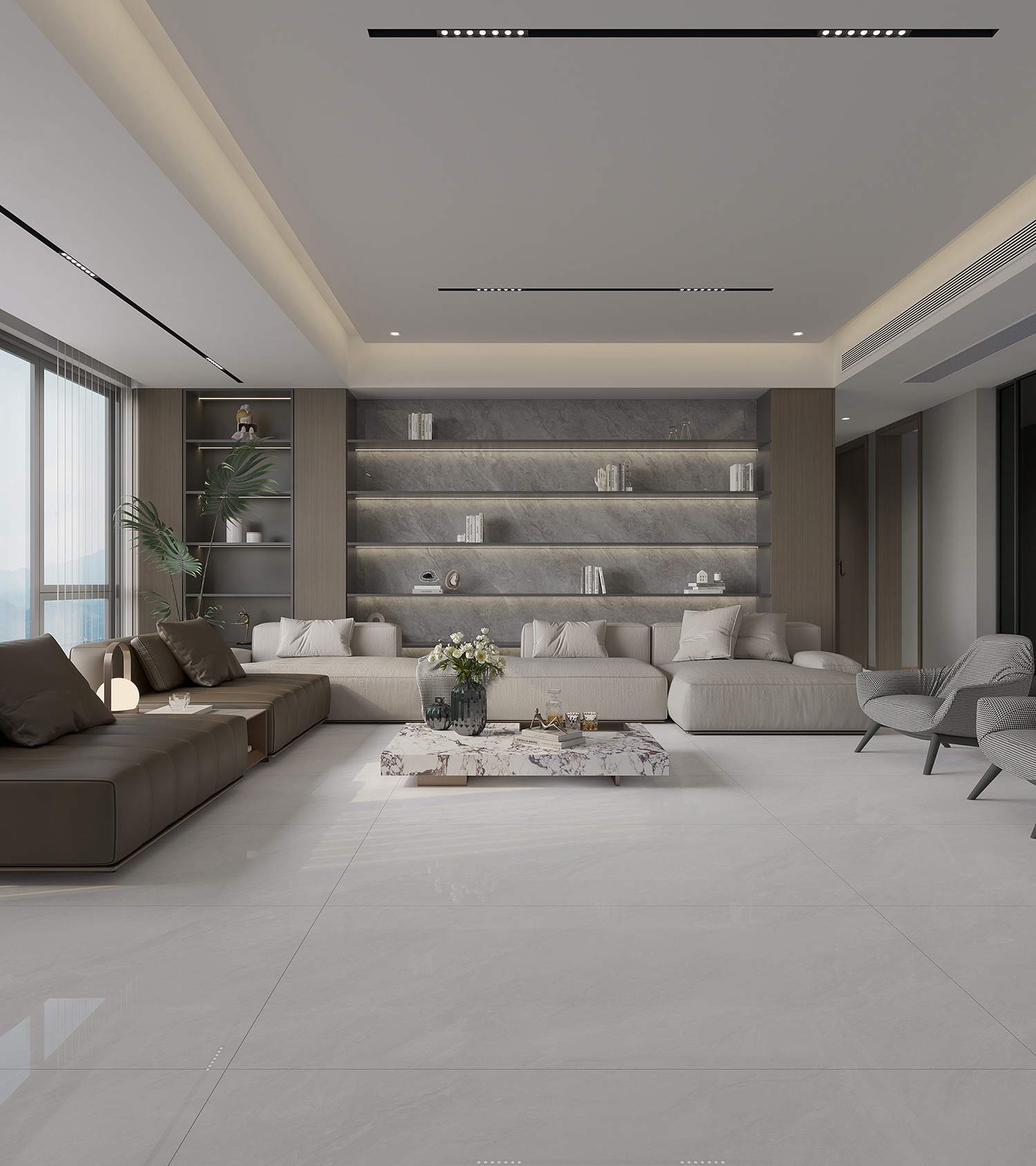 FTL15093浪琴淺灰（任意連紋）