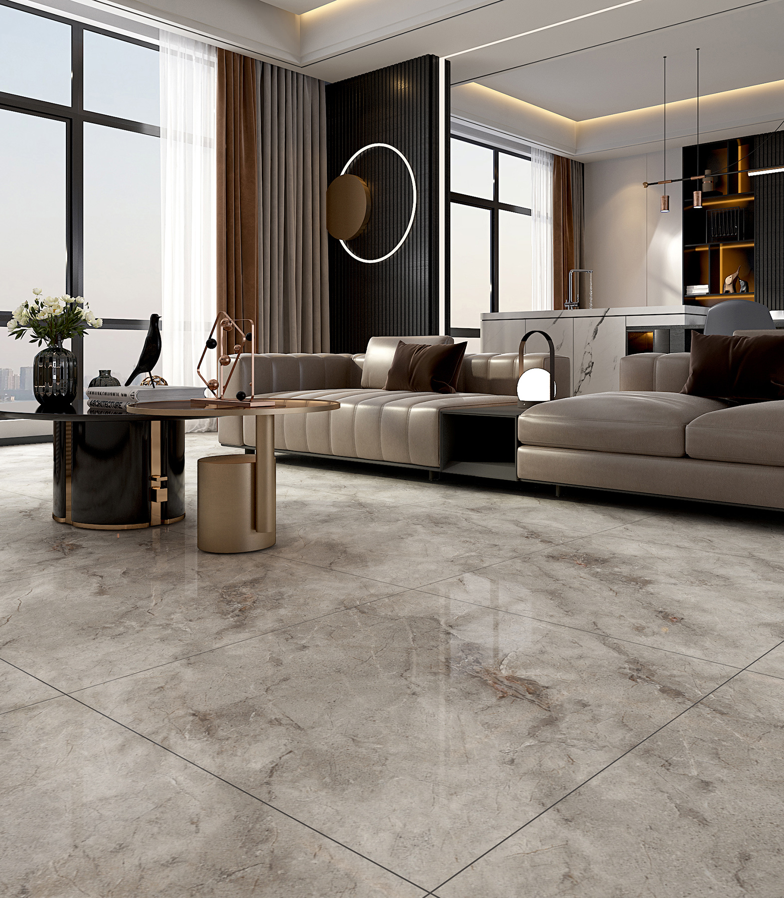 FTP80257魚肚灰（任意連紋）