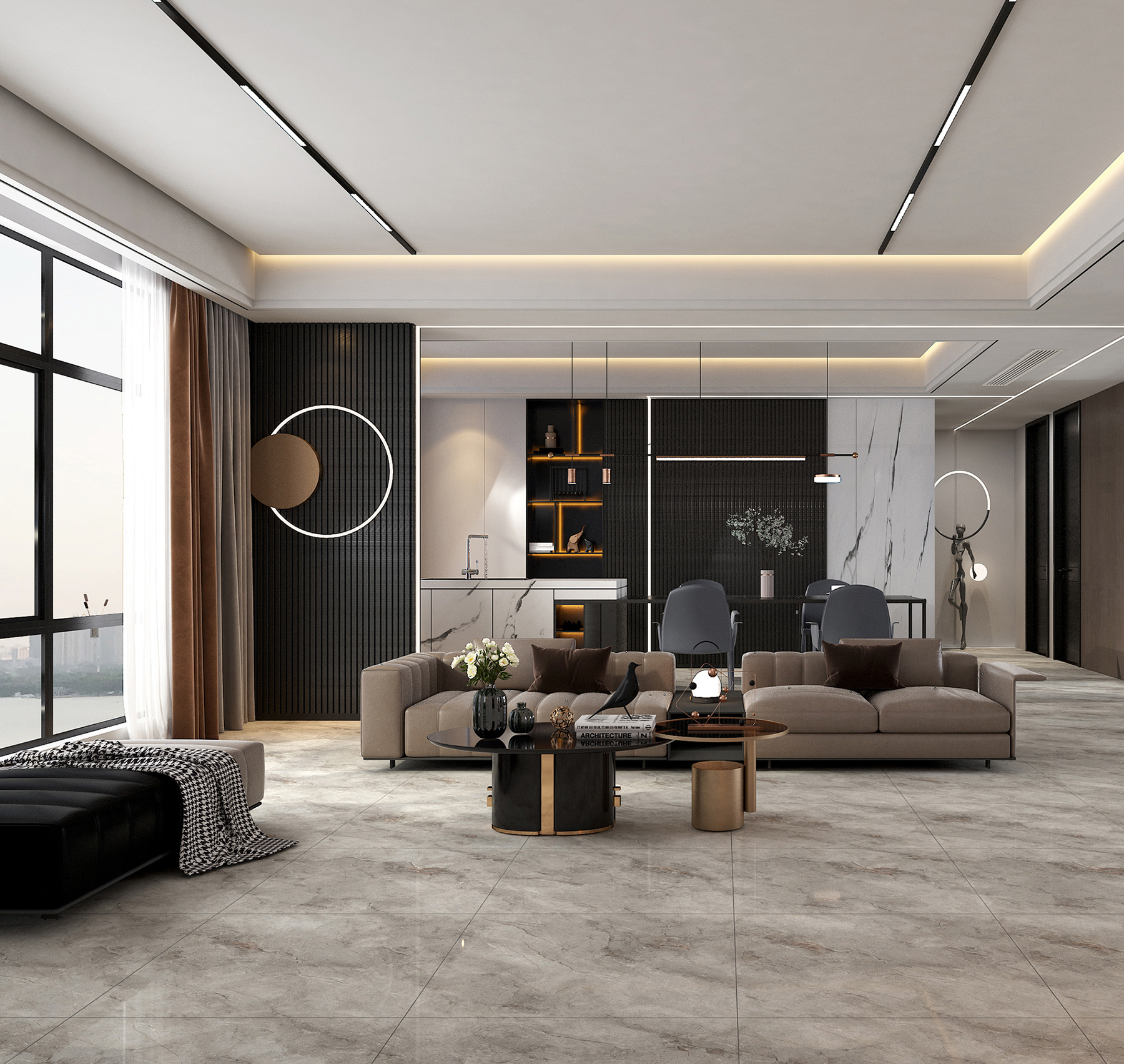 FTP80257魚肚灰（任意連紋）