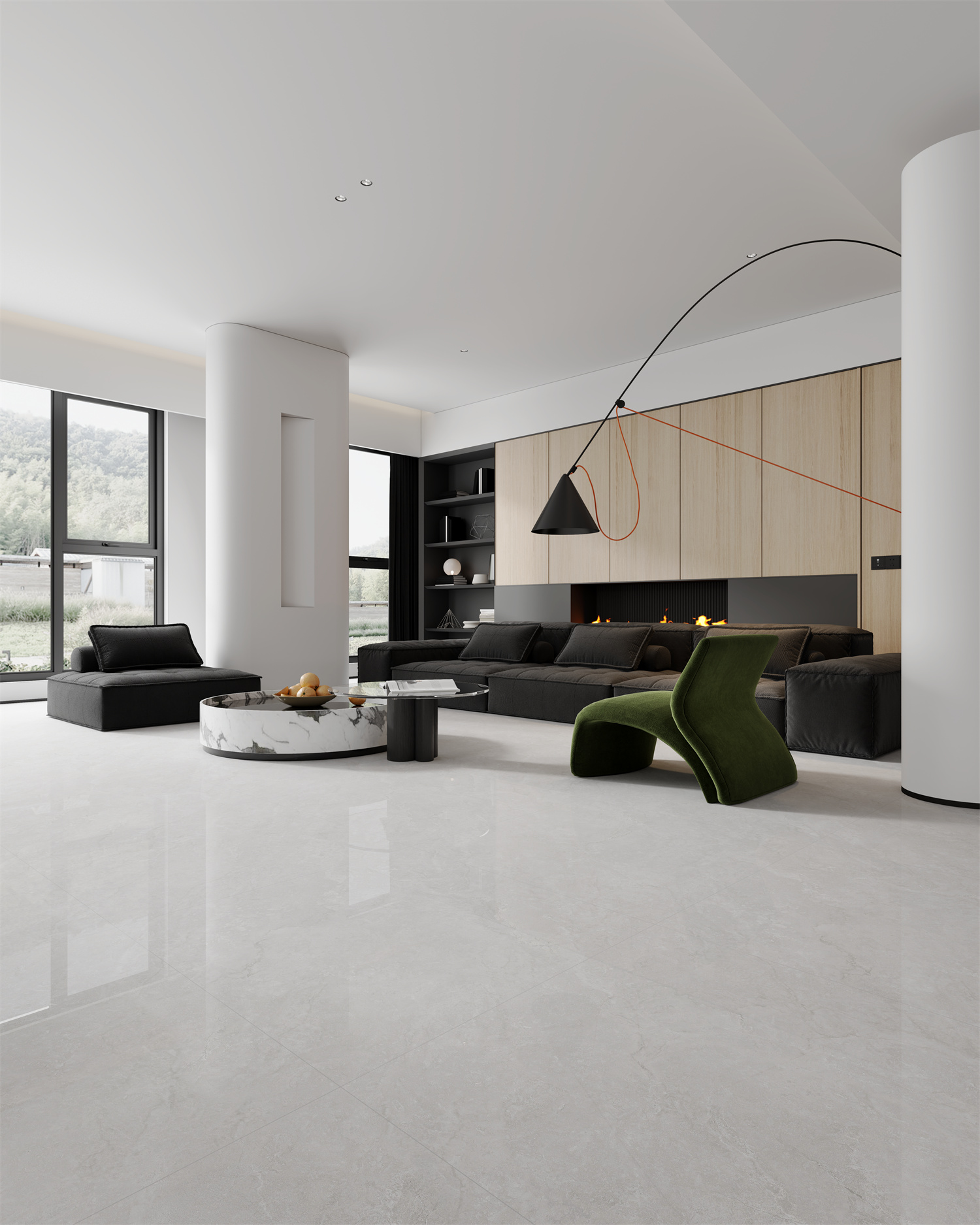 OFTL80111維也納灰(任意連紋)